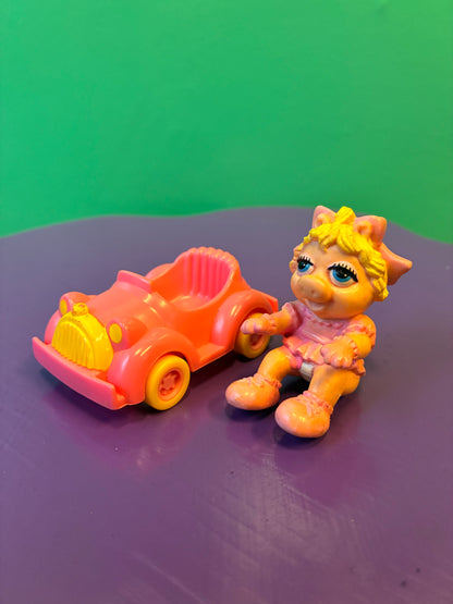 1986・McDonald's・ Muppet Babies・Miss Piggy・Meal Toy / マクドナルド・マペットベイビーズ・ミスピギー・ミールトイさ