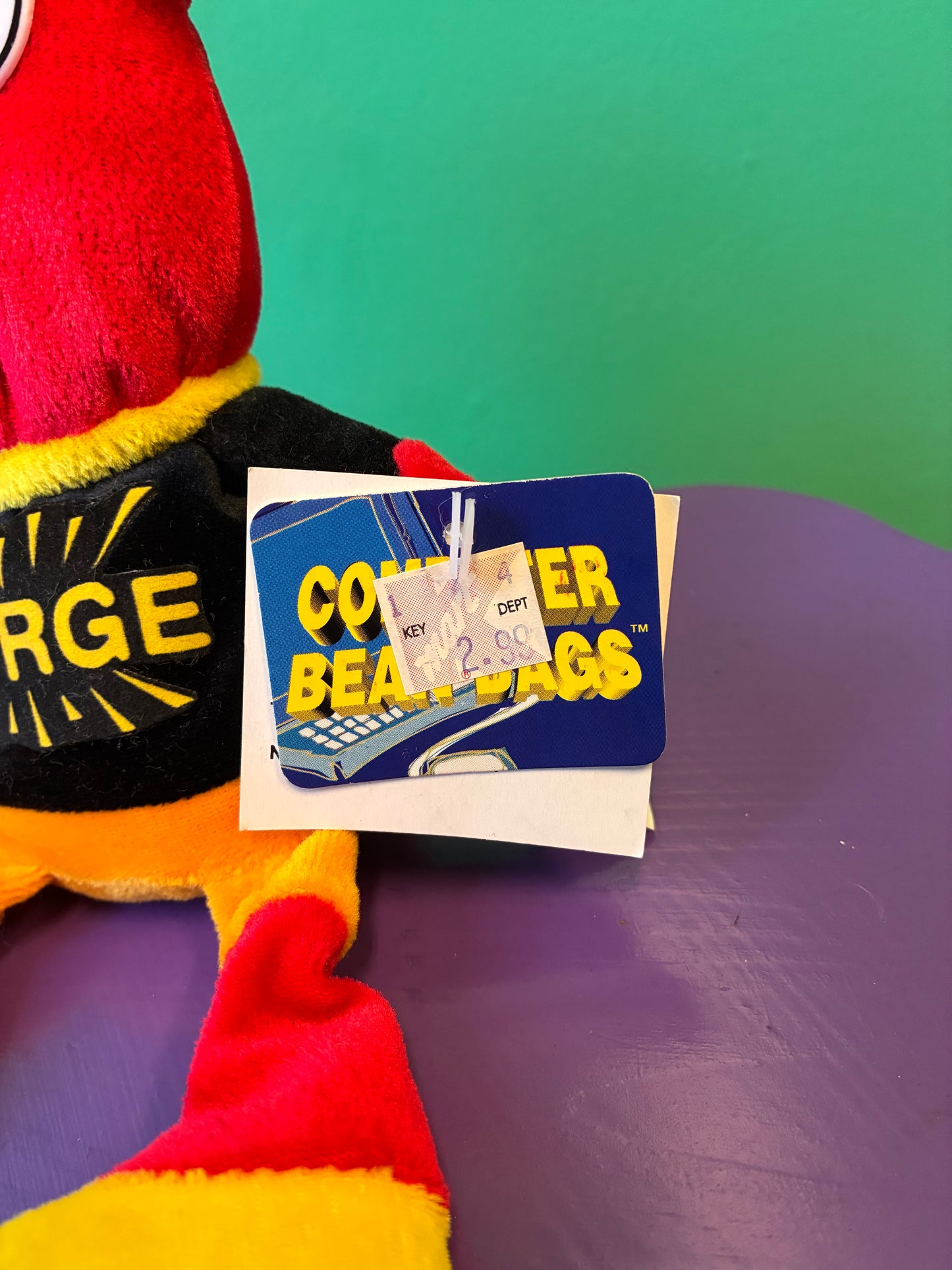 1990's・Dan Dee・Computer Bean Bags "SURGE" /ビンテージ・ダンディー・コンピューター・ぬいぐるみ