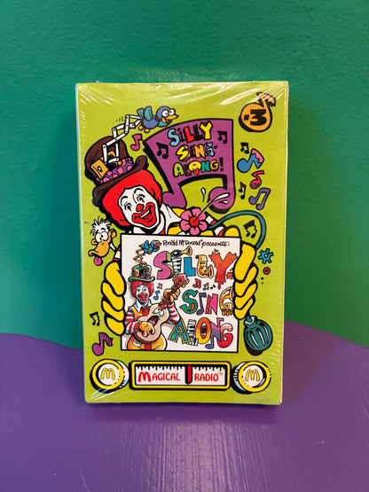 1995・McDonald's・Ronald McDonald・Magical Radio - Silly Sing Along #3・Cassette tape / マクドナルド・カセットテープ