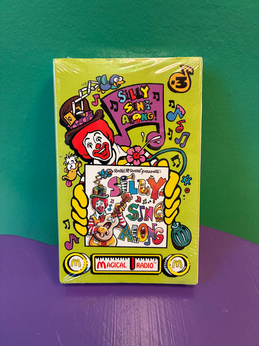 1995・McDonald's・Ronald McDonald・Magical Radio - Silly Sing Along #3・Cassette tape / マクドナルド・カセットテープ