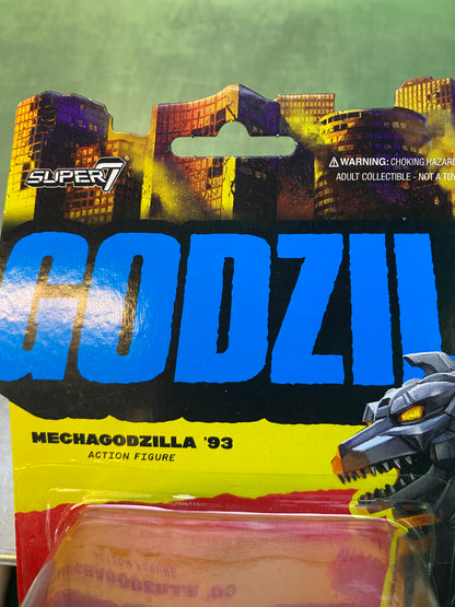 【台紙痛みあり】Super7・Toho・ReAction Figures・Mecha Godzilla '93 / スーパー7・東宝・メカゴジラ・1993・フィギュア
