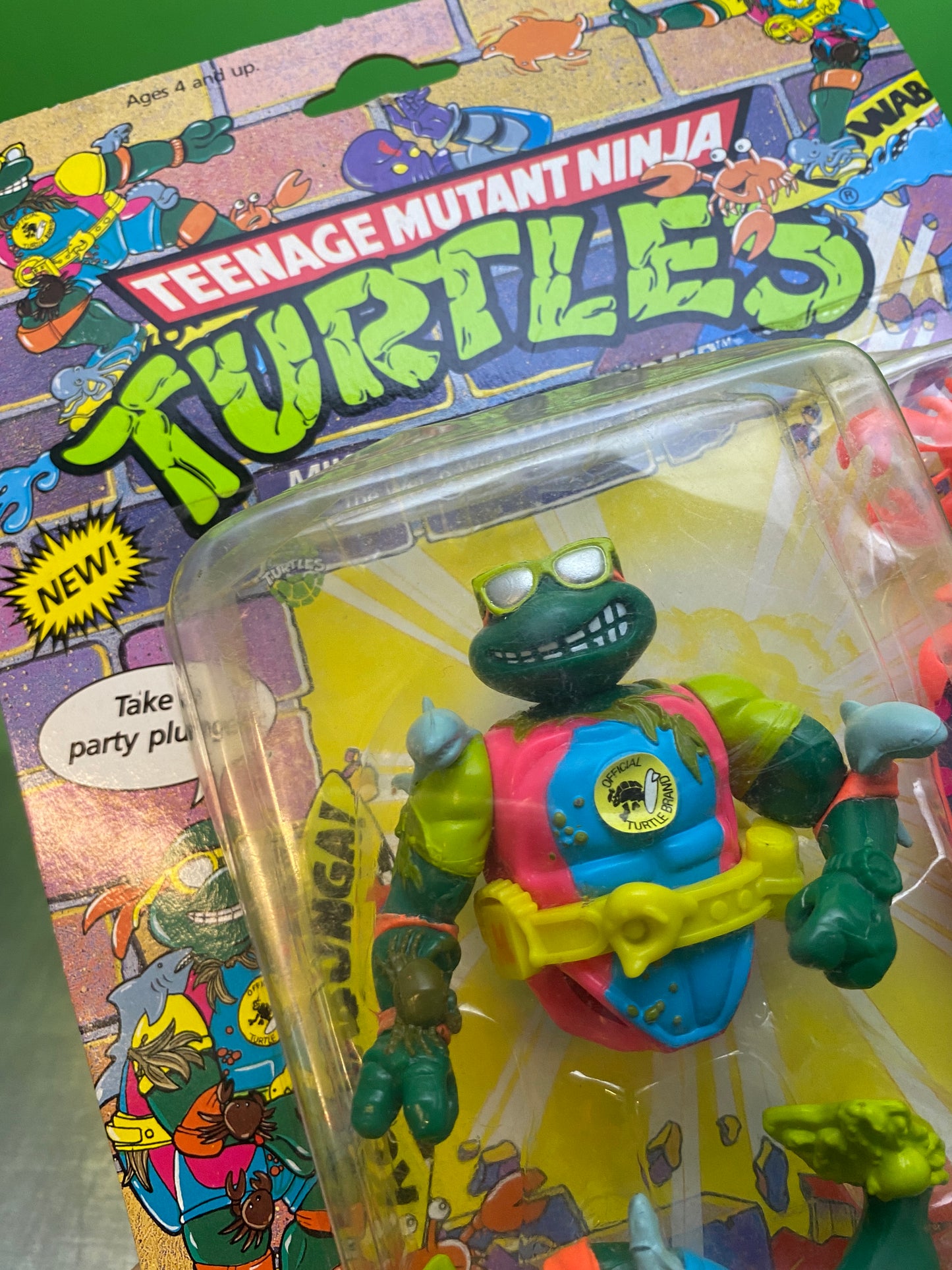 【未開封】Playmate・Teenage Mutant Ninja Turtles・ SEWER SURFER MIKE・ Action Figure / ニンジャタートルズ・下水サーファーマイク・フィギュア
