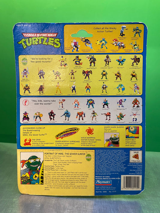 【未開封】Playmate・Teenage Mutant Ninja Turtles・ SEWER SURFER MIKE・ Action Figure / ニンジャタートルズ・下水サーファーマイク・フィギュア
