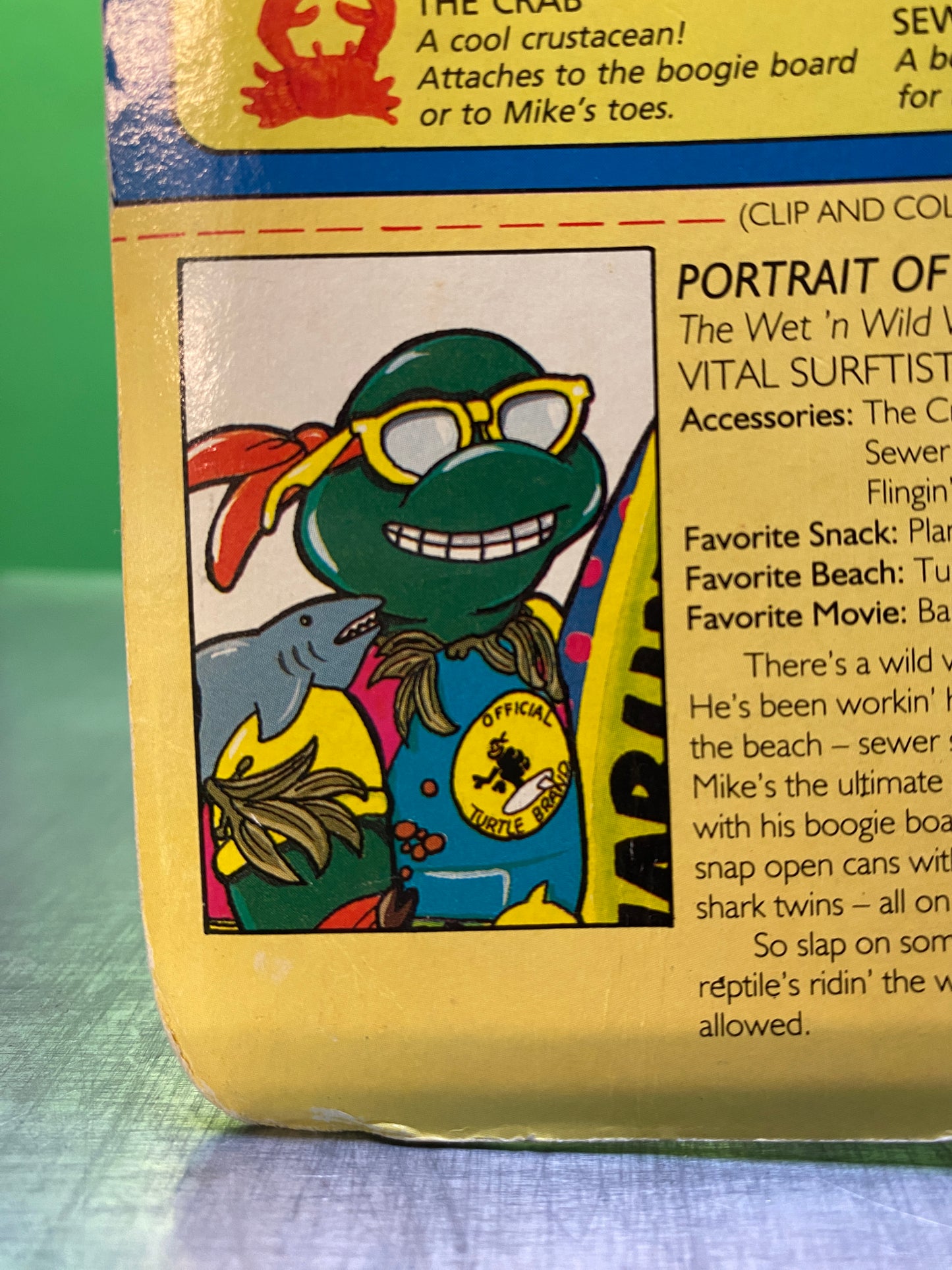 【未開封】Playmate・Teenage Mutant Ninja Turtles・ SEWER SURFER MIKE・ Action Figure / ニンジャタートルズ・下水サーファーマイク・フィギュア