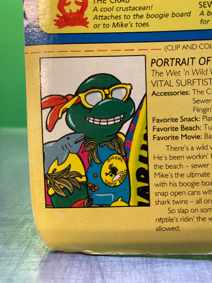 【未開封】Playmate・Teenage Mutant Ninja Turtles・ SEWER SURFER MIKE・ Action Figure / ニンジャタートルズ・下水サーファーマイク・フィギュア