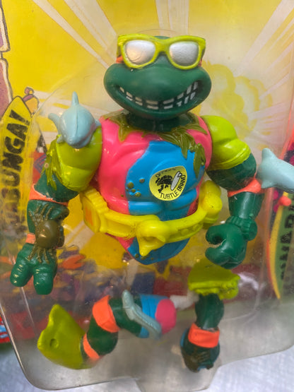 【未開封】Playmate・Teenage Mutant Ninja Turtles・ SEWER SURFER MIKE・ Action Figure / ニンジャタートルズ・下水サーファーマイク・フィギュア