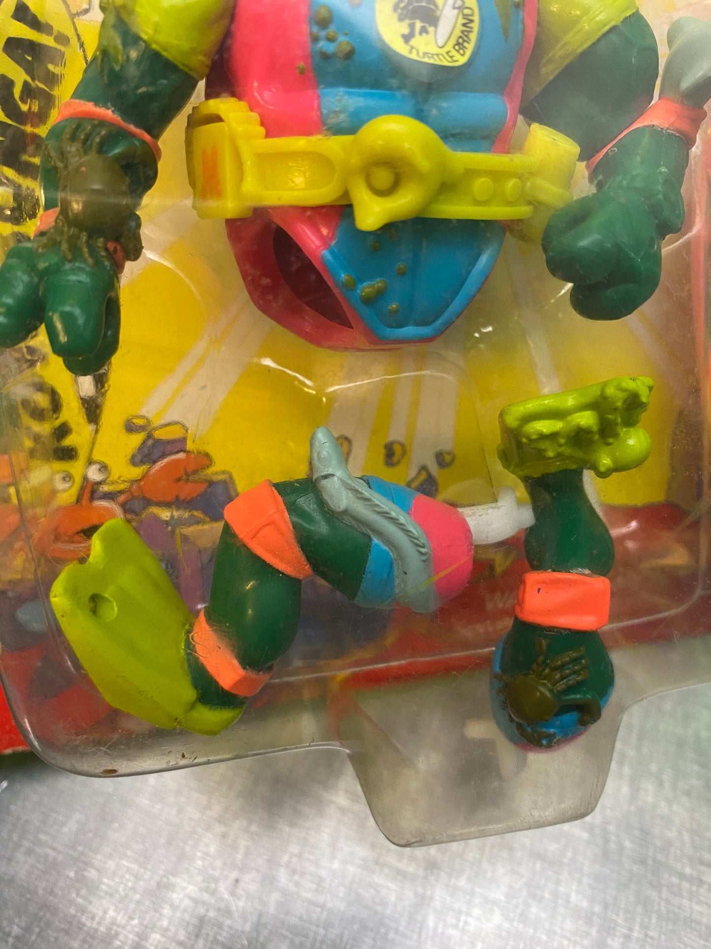 【未開封】Playmate・Teenage Mutant Ninja Turtles・ SEWER SURFER MIKE・ Action Figure / ニンジャタートルズ・下水サーファーマイク・フィギュア