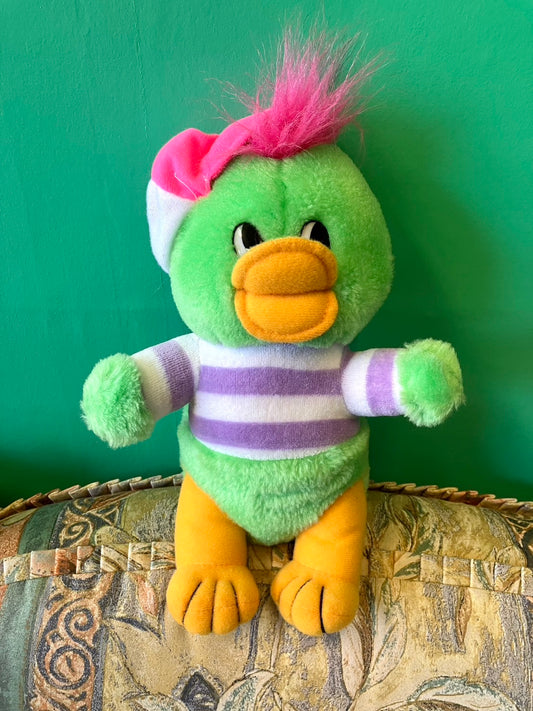 1994・ACE NOVELTY・Duck・Plush / エースノベルティ・アヒル・グリーン・ぬいぐるみ