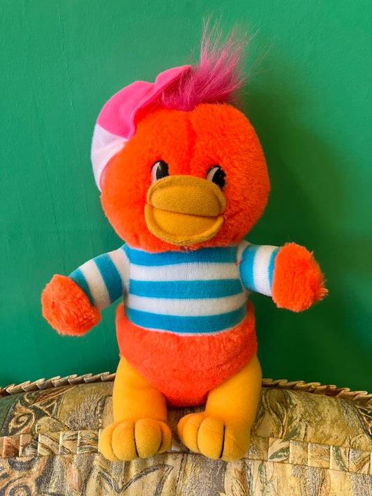 1994・ACE NOVELTY・Duck・Plush / エースノベルティ・アヒル・オレンジ・ぬいぐるみ