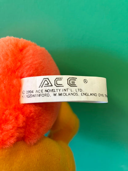 1994・ACE NOVELTY・Duck・Plush / エースノベルティ・アヒル・オレンジ・ぬいぐるみ