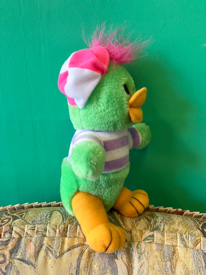 1994・ACE NOVELTY・Duck・Plush / エースノベルティ・アヒル・グリーン・ぬいぐるみ