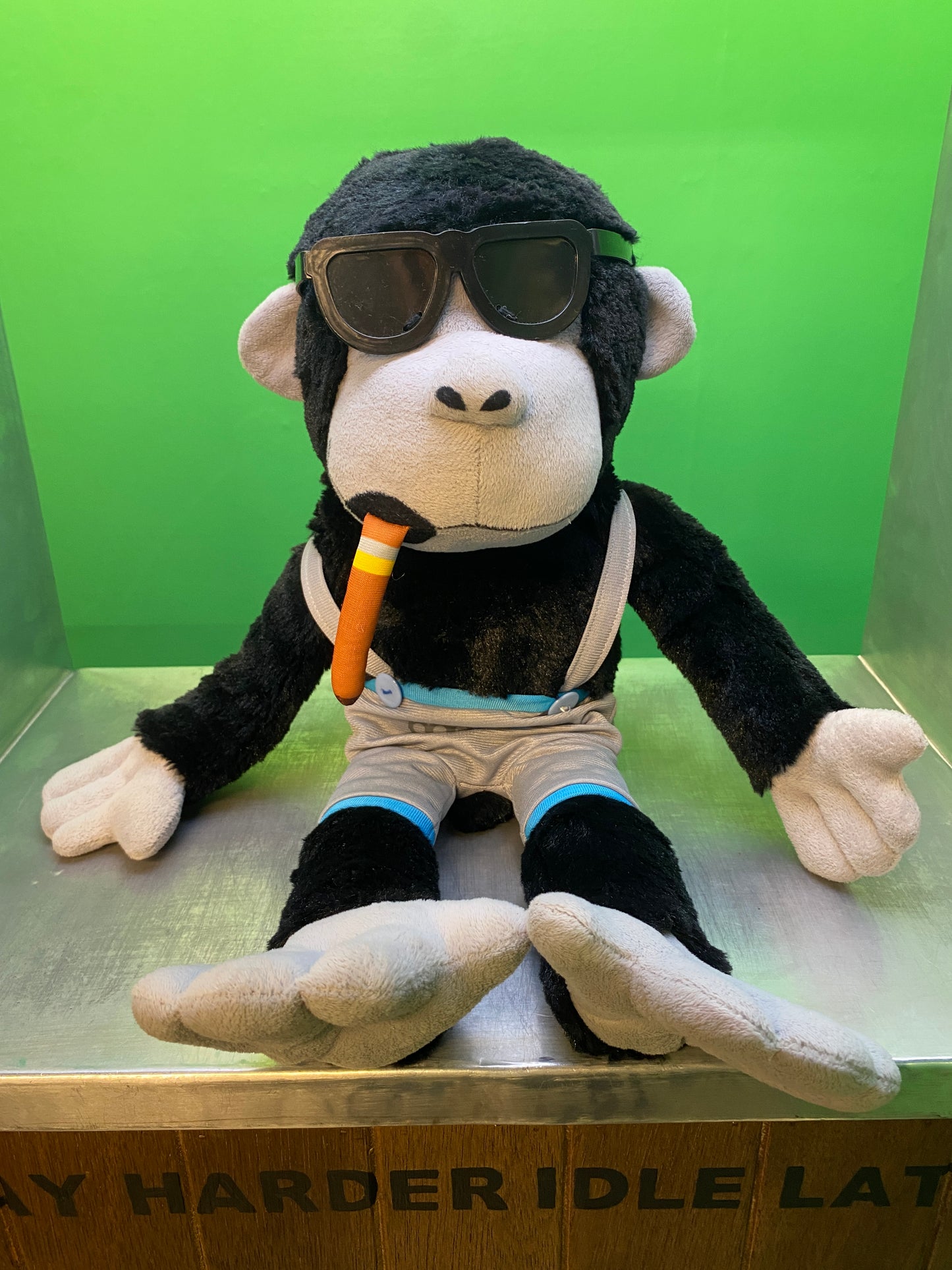 Just Ask Jimmy Hotel・Monkey・Plush / モンキー・サル・タバコ・ぬいぐるみ・50cm