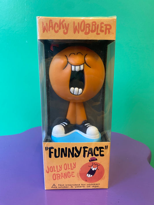 Funko・Fuuny Fcae・Orange / ファニーフェイス・オレンジ・ボビングヘッド・フィギュア