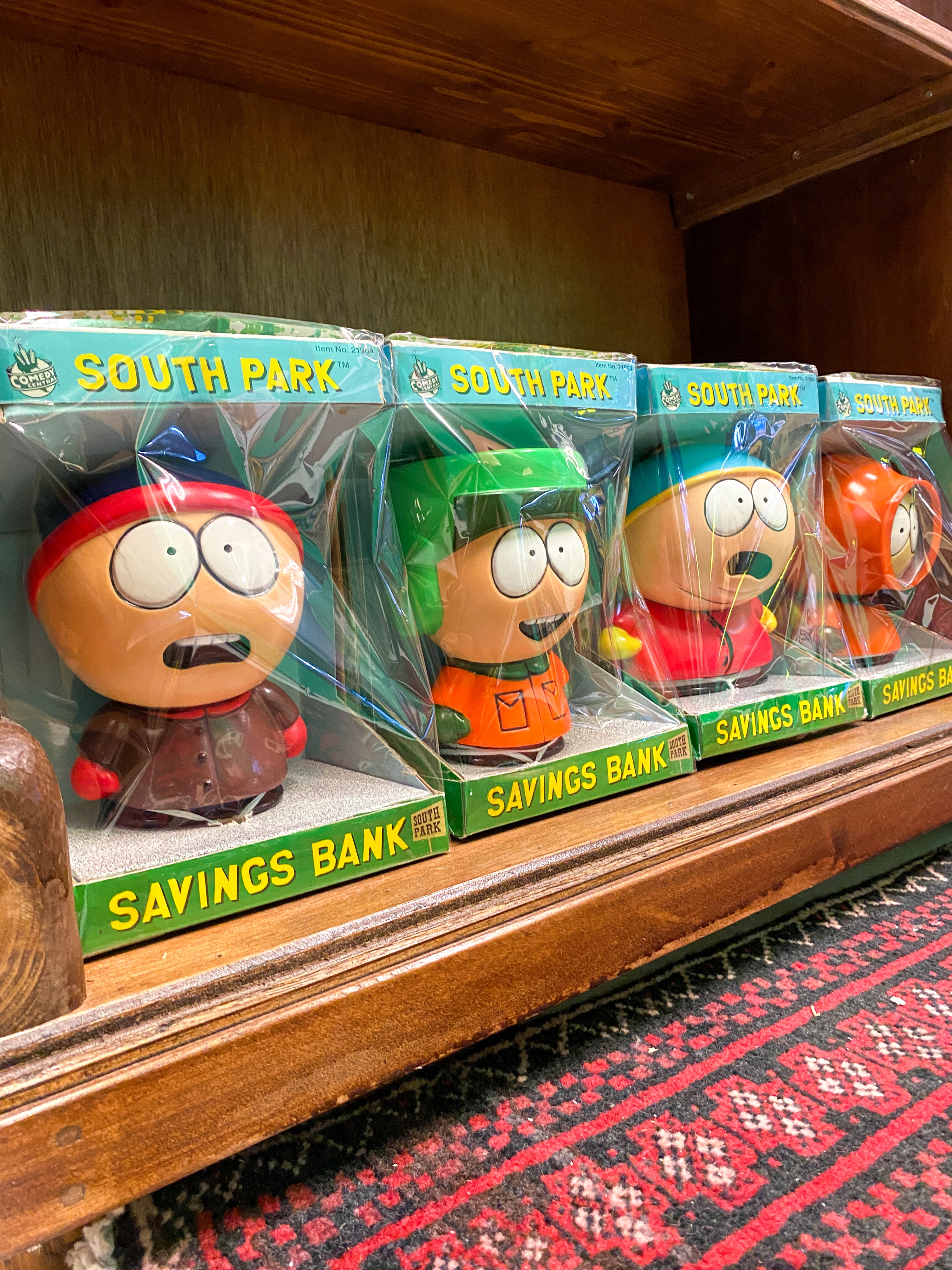 1998・Street Players・South Park・Bank / サウスパーク・貯金箱・4体
