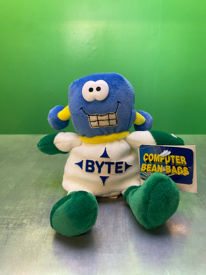 【破れアリ】1990's・Dan Dee・Computer Bean Bags "BYTE" /ビンテージ・ダンディー・コンピューター・ぬいぐるみ