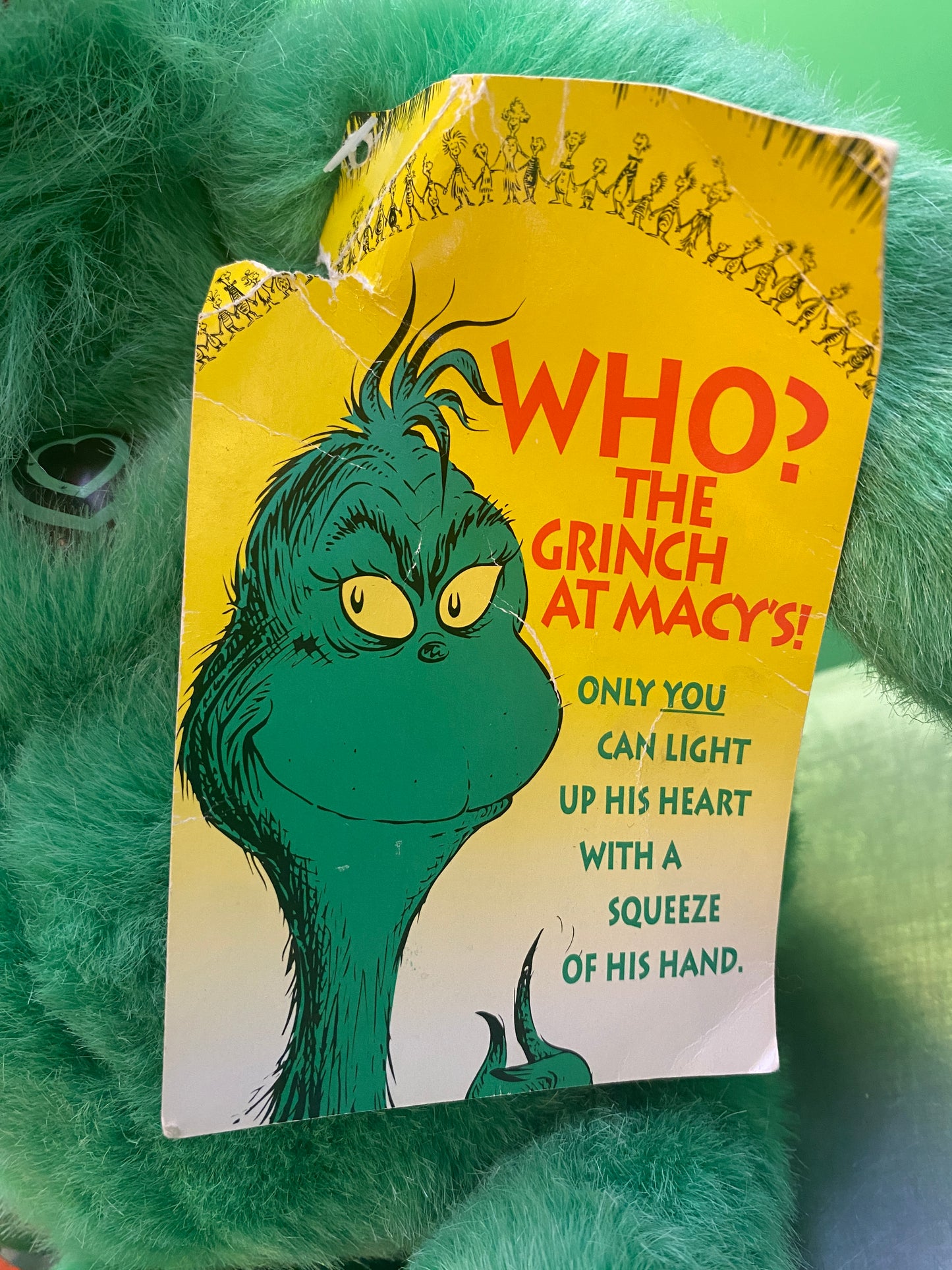1997・Macy's・Grinch・Plush / グリンチ・ぬいぐるみ（60cm）