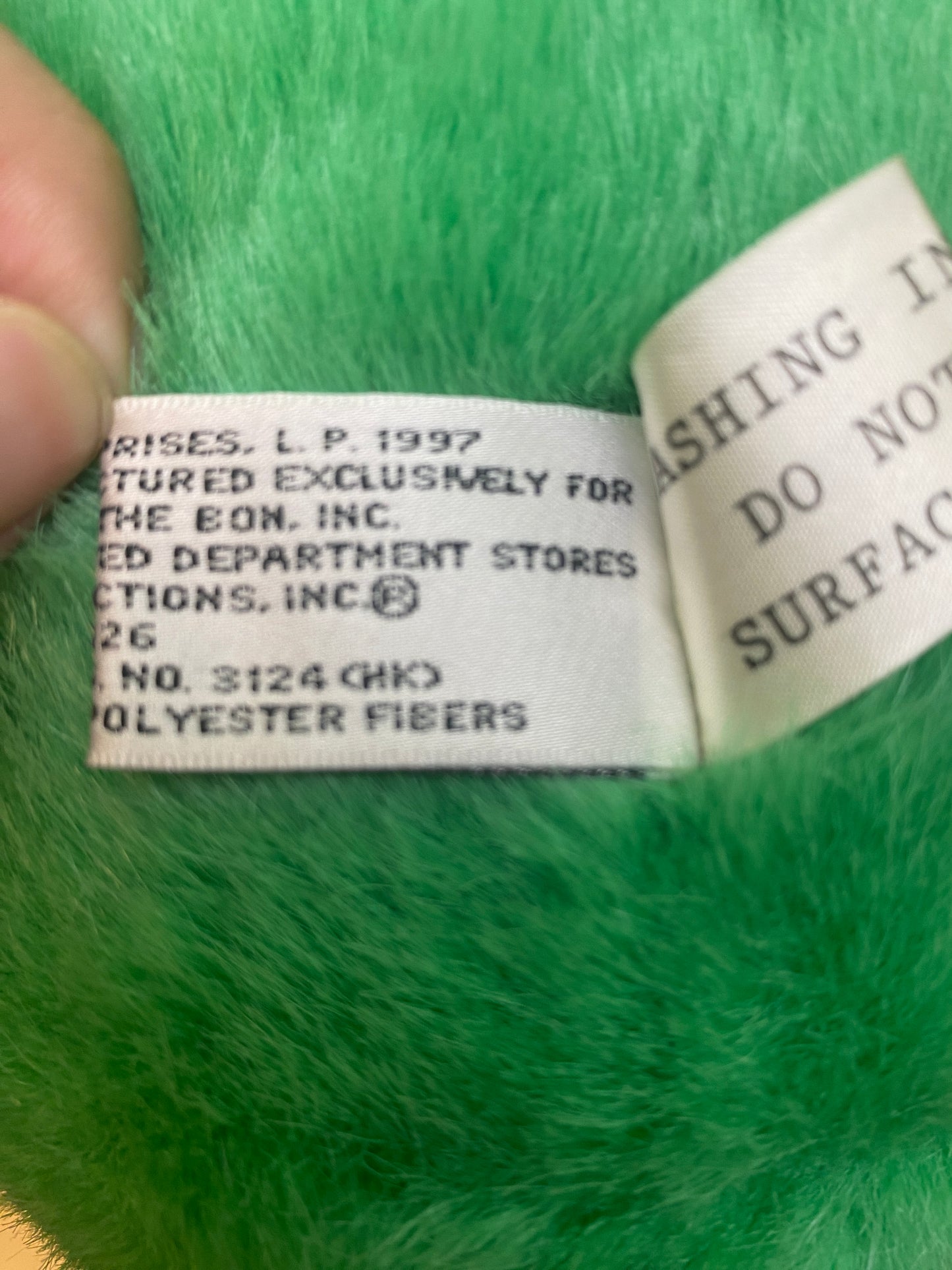 1997・Macy's・Grinch・Plush / グリンチ・ぬいぐるみ（60cm）