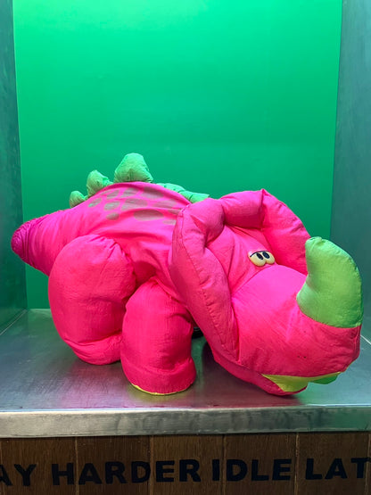 1993・Dino Roars・Fisher-Price / フィッシャープライス・ディノロアーズ・トリケラトプス・ぬいぐるみ