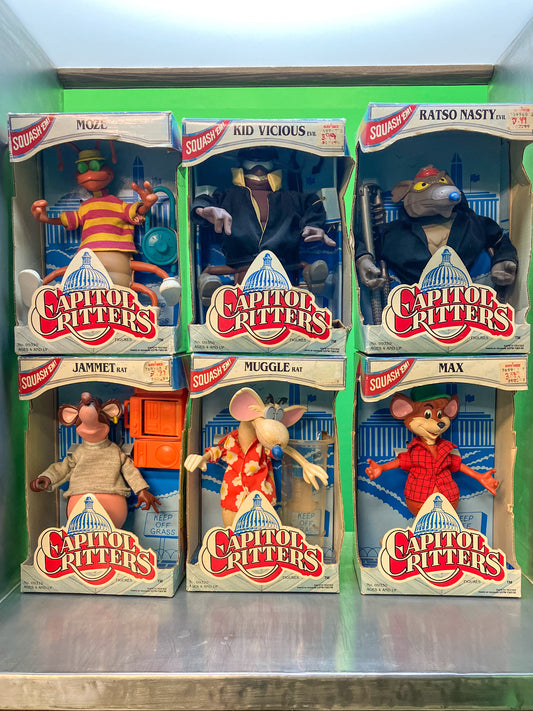 Capitol Critters・Squash Em・6-figure set / キャピトルクリッターズ・フィギュア 6体セット