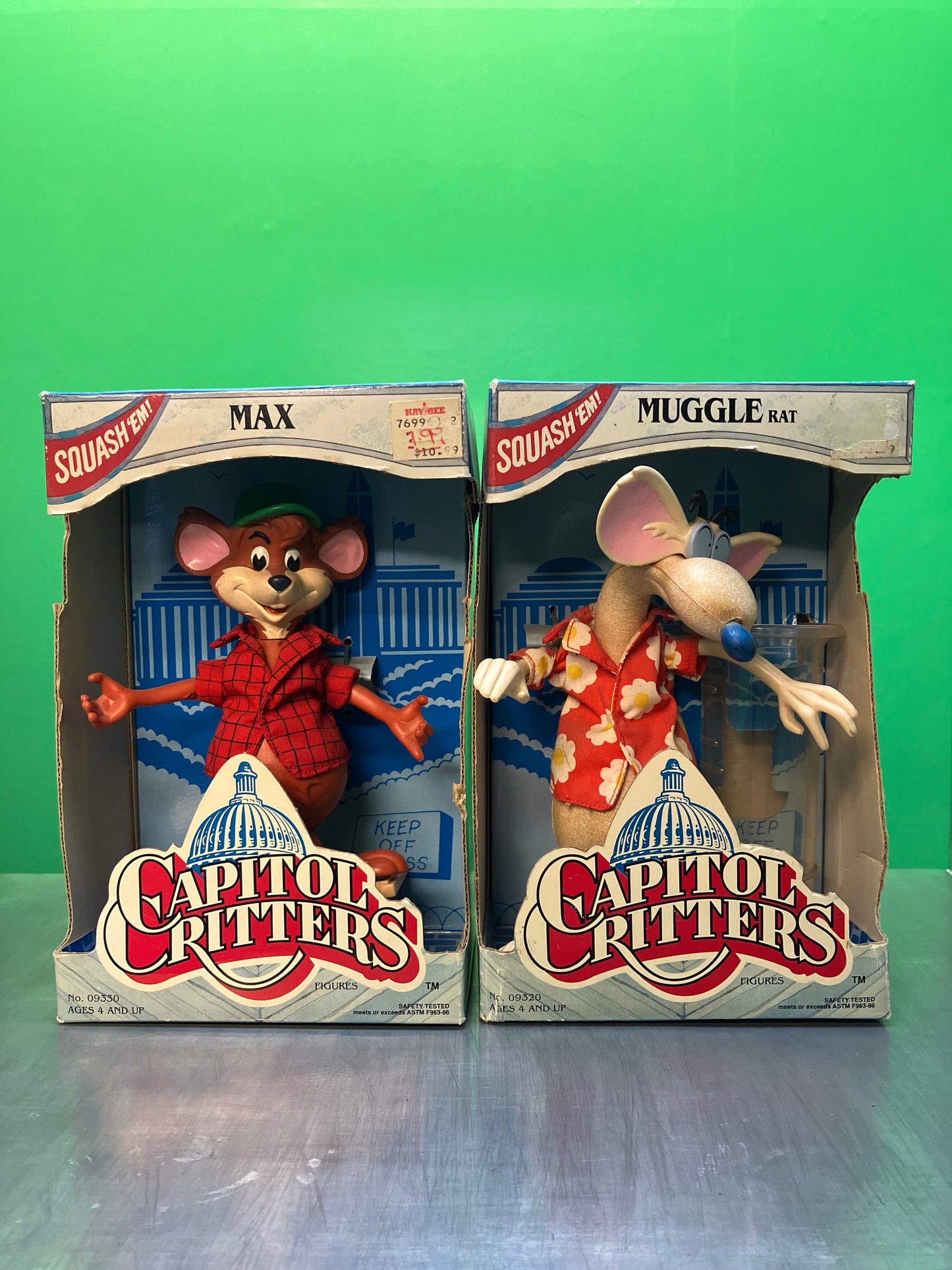Capitol Critters・Squash Em・6-figure set / キャピトルクリッターズ・フィギュア 6体セット