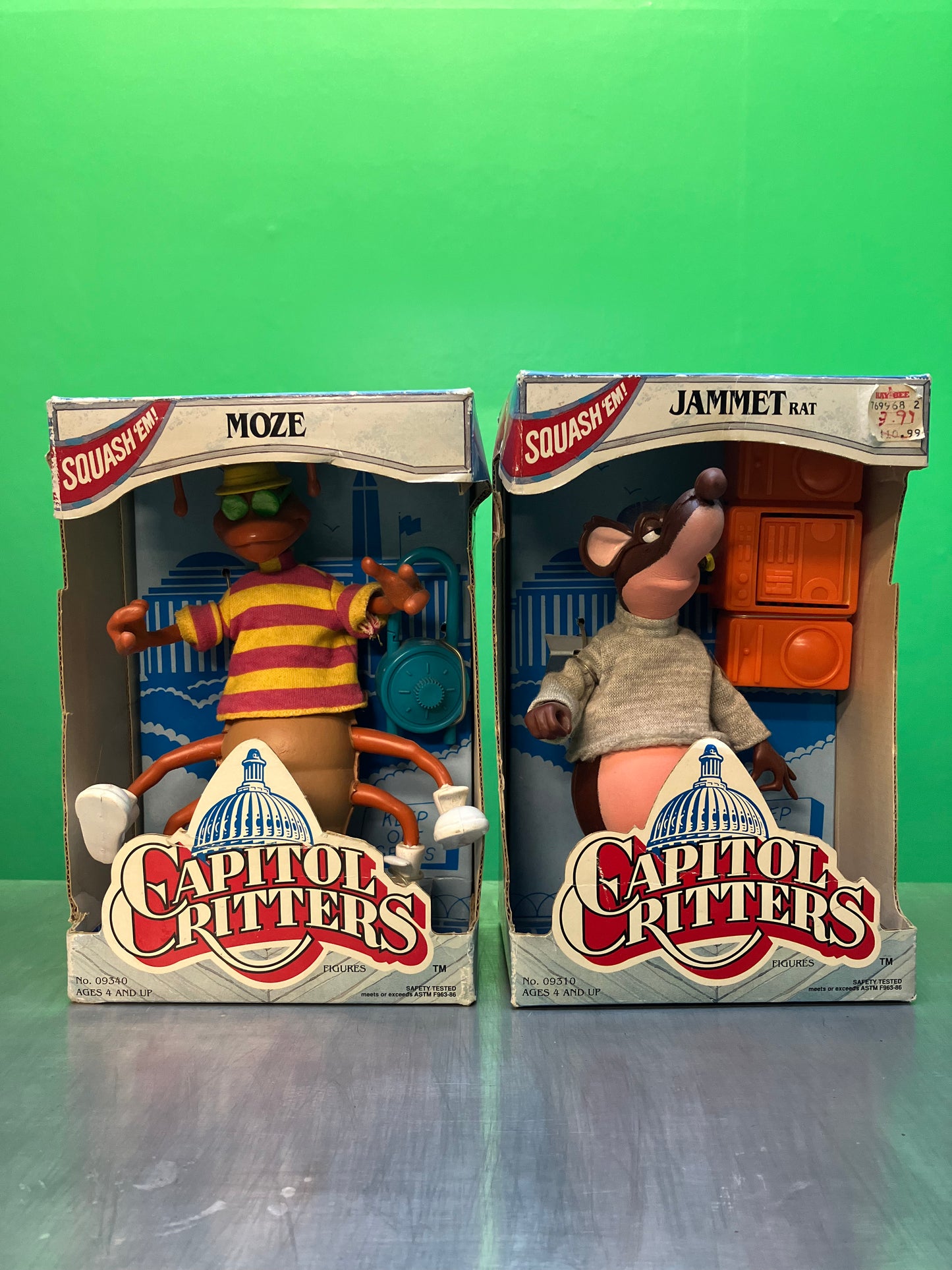 Capitol Critters・Squash Em・6-figure set / キャピトルクリッターズ・フィギュア 6体セット