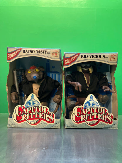 Capitol Critters・Squash Em・6-figure set / キャピトルクリッターズ・フィギュア 6体セット