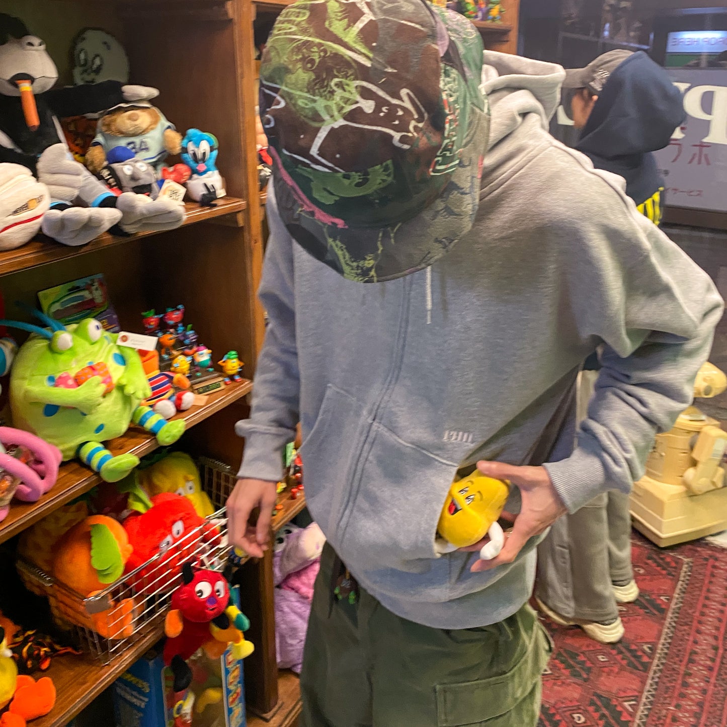 PHIL ZIP UP HOODIE・GRAY