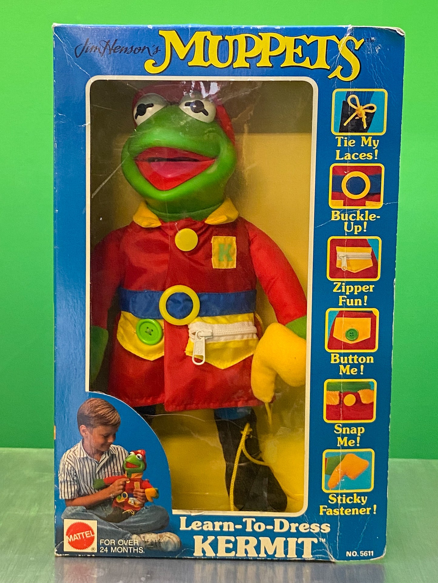 Mattel・The Muppets・Learn-To-Dress・KERMIT/ マテル・マペッツ・ラーン トゥ ドレス・カーミット