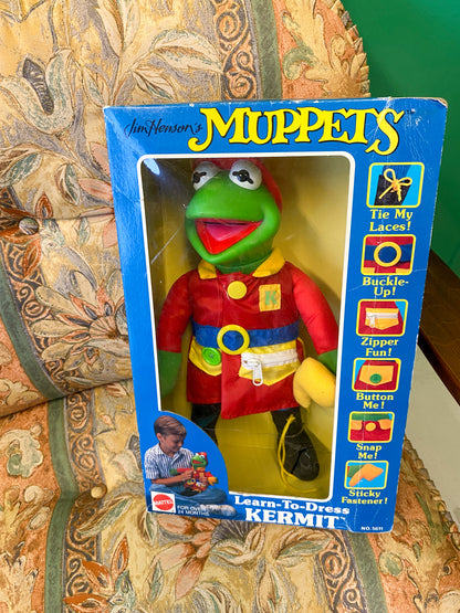 Mattel・The Muppets・Learn-To-Dress・KERMIT/ マテル・マペッツ・ラーン トゥ ドレス・カーミット