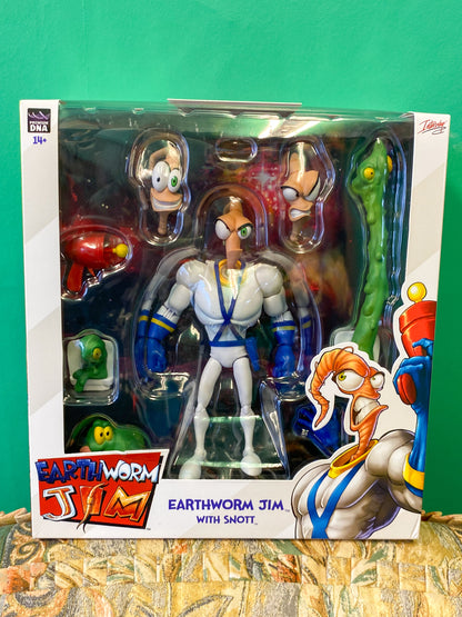 Earthworm Jim With Snott・Action Figures / アースワームジム ウィズ スノット・アクションフィギュア