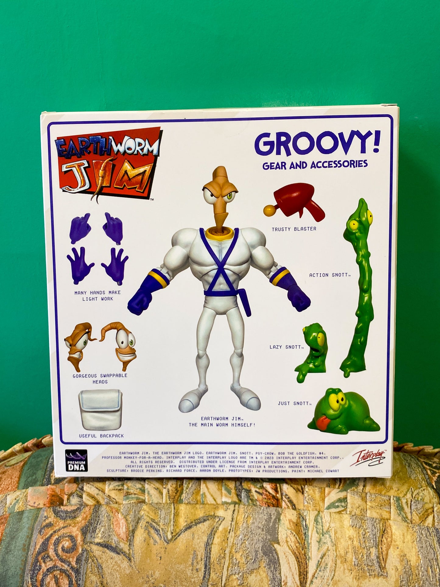 Earthworm Jim With Snott・Action Figures / アースワームジム ウィズ スノット・アクションフィギュア
