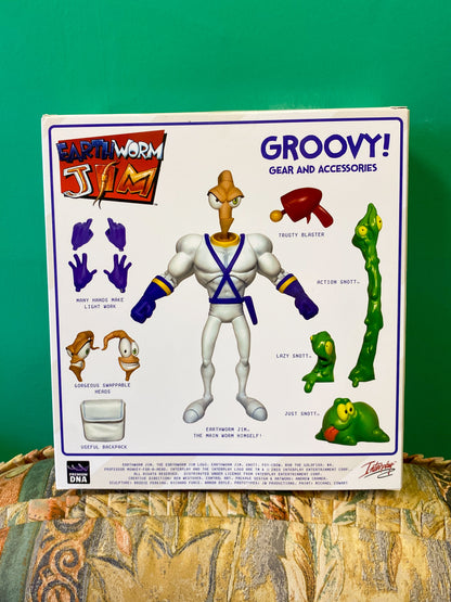 Earthworm Jim With Snott・Action Figures / アースワームジム ウィズ スノット・アクションフィギュア