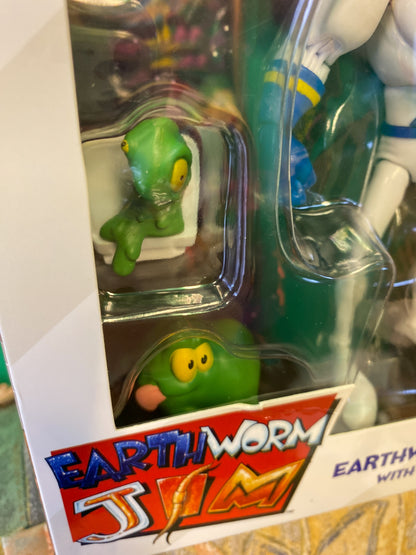 Earthworm Jim With Snott・Action Figures / アースワームジム ウィズ スノット・アクションフィギュア