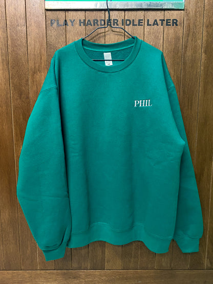 PHIL LOGO SWEAT・GREEN