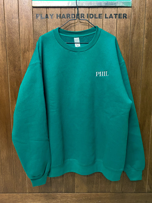 PHIL LOGO SWEAT・GREEN