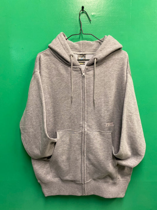 PHIL ZIP UP HOODIE・GRAY
