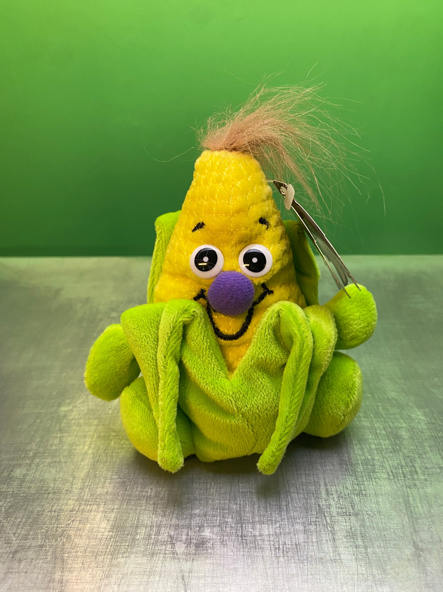 1990's・Veggie Friend Seedies・Corny on the Cob・Beanbag Plush / ベジフレンズ・とうもろこし・コーン・ぬいぐるみ