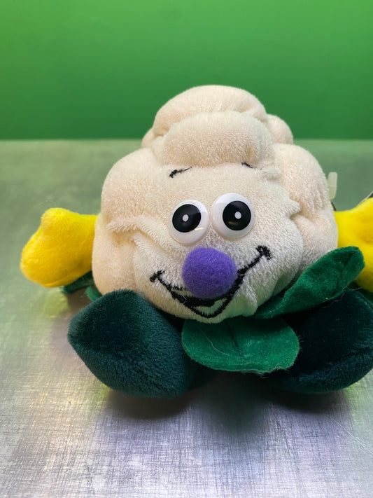 1990's・Veggie Friend Seedies・Collie Flower・Beanbag Plush / ベジフレンズ・カリフラワー・ぬいぐるみ
