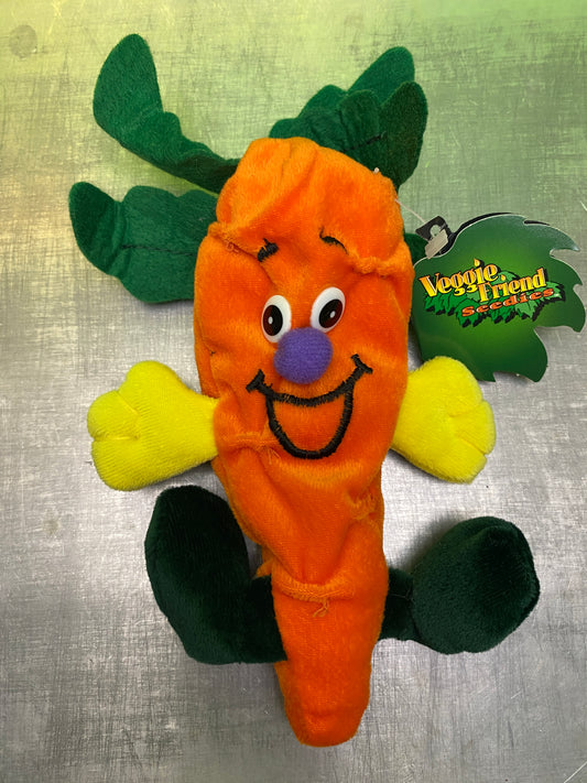 1990's・Veggie Friend Seedies・Beta Carrot・Beanbag Plush / ベジフレンズ・ニンジン・ぬいぐるみ