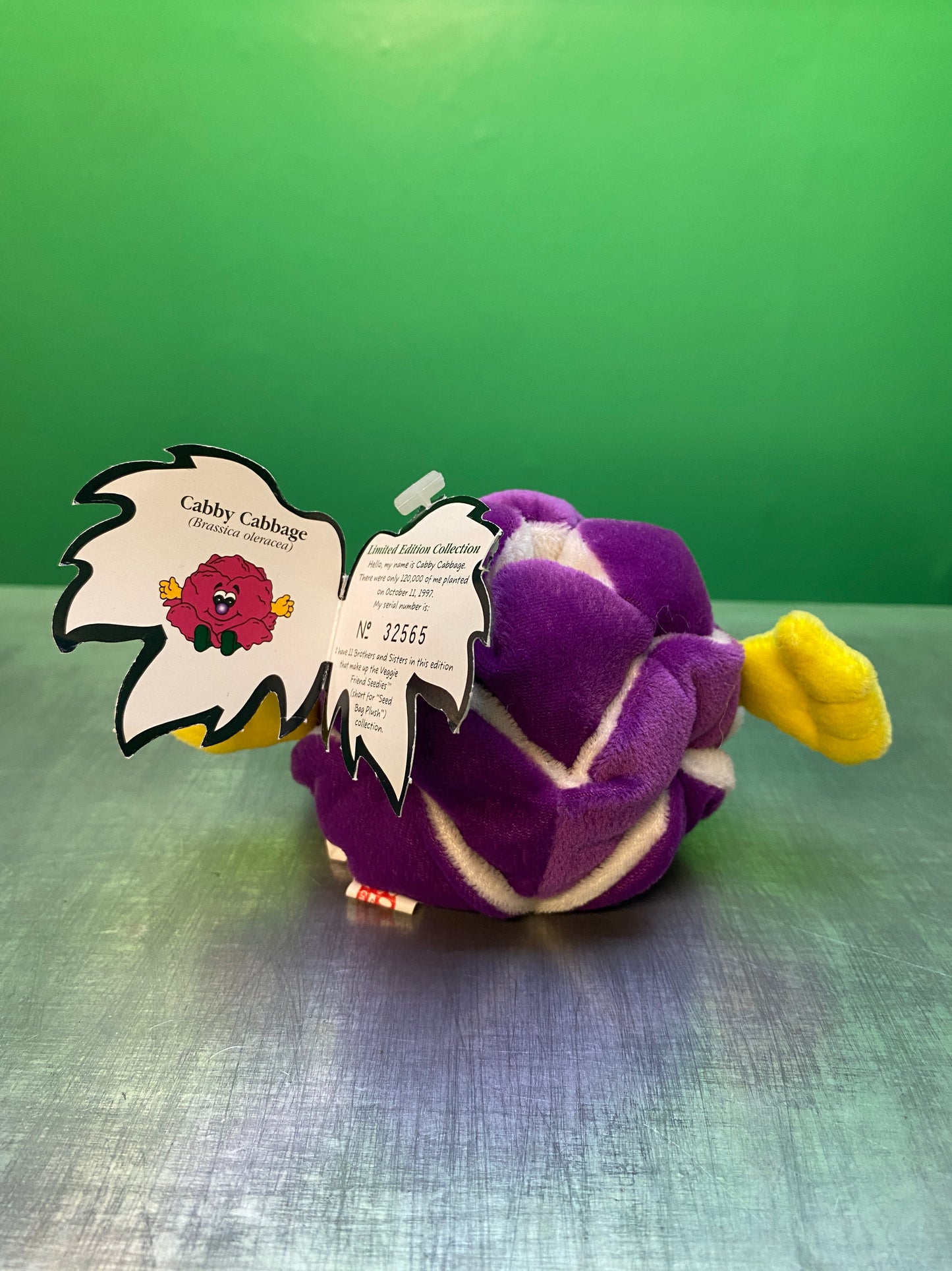 1990's・Veggie Friend Seedies・Cabby Cabbage・Beanbag Plush / ベジフレンズ・紫キャベツ・ぬいぐるみ