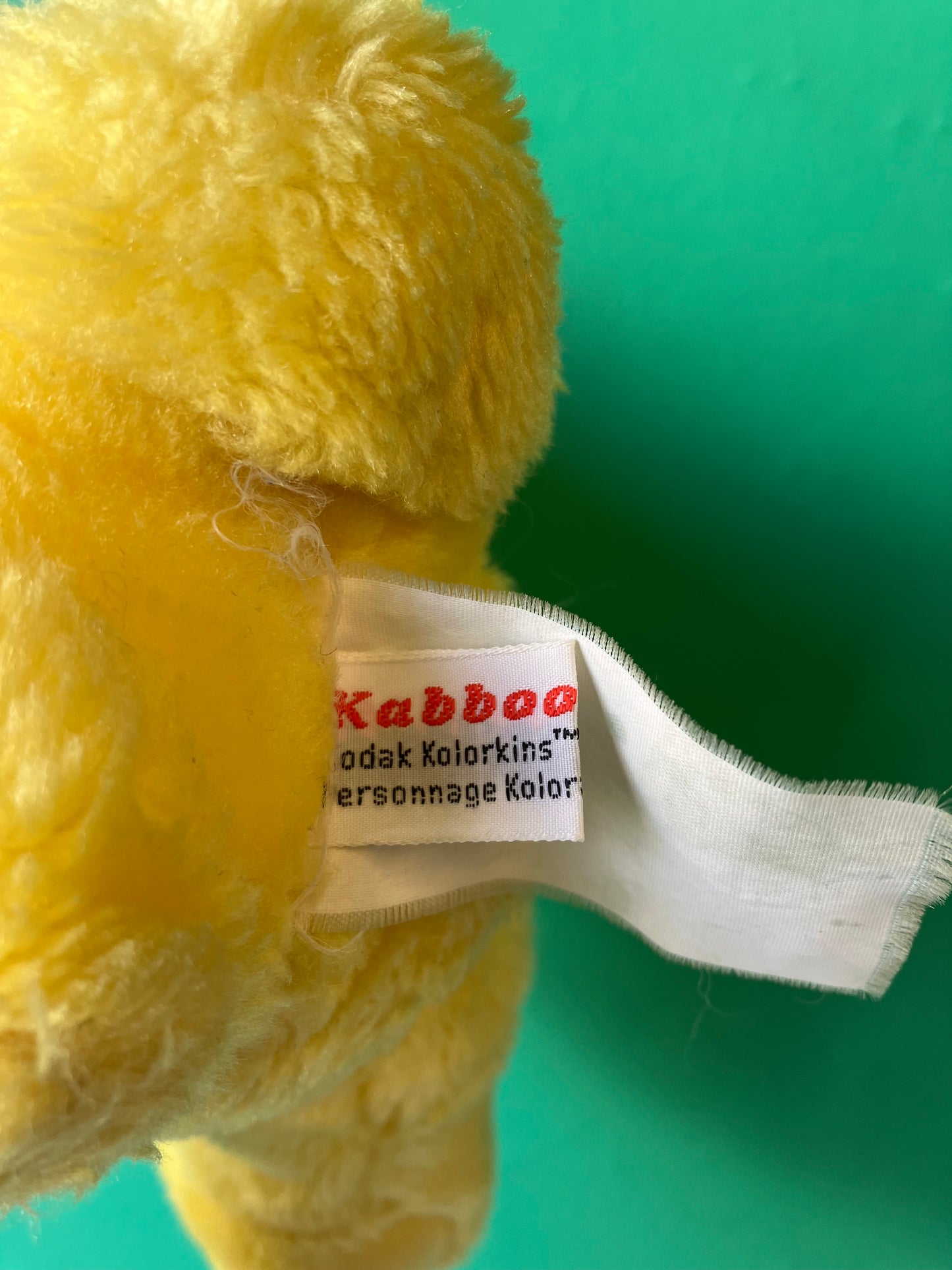 1989・Kodak Kolorkins・Kaboo / ビンテージ・コダック カラーキンズ・カブー・ぬいぐるみ