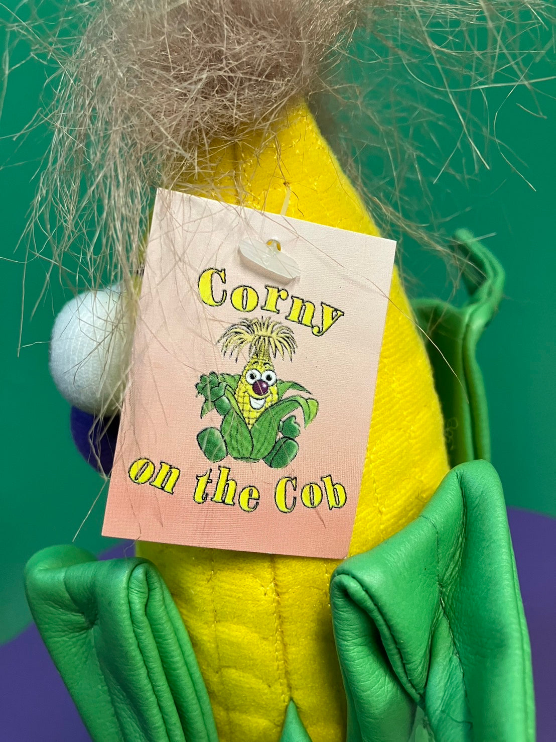 1990's・Veggie Friend Seedies・Corny on the Cob・Beanbag Plush / ベジフレンズ・とうもろこし・コーン・ぬいぐるみ