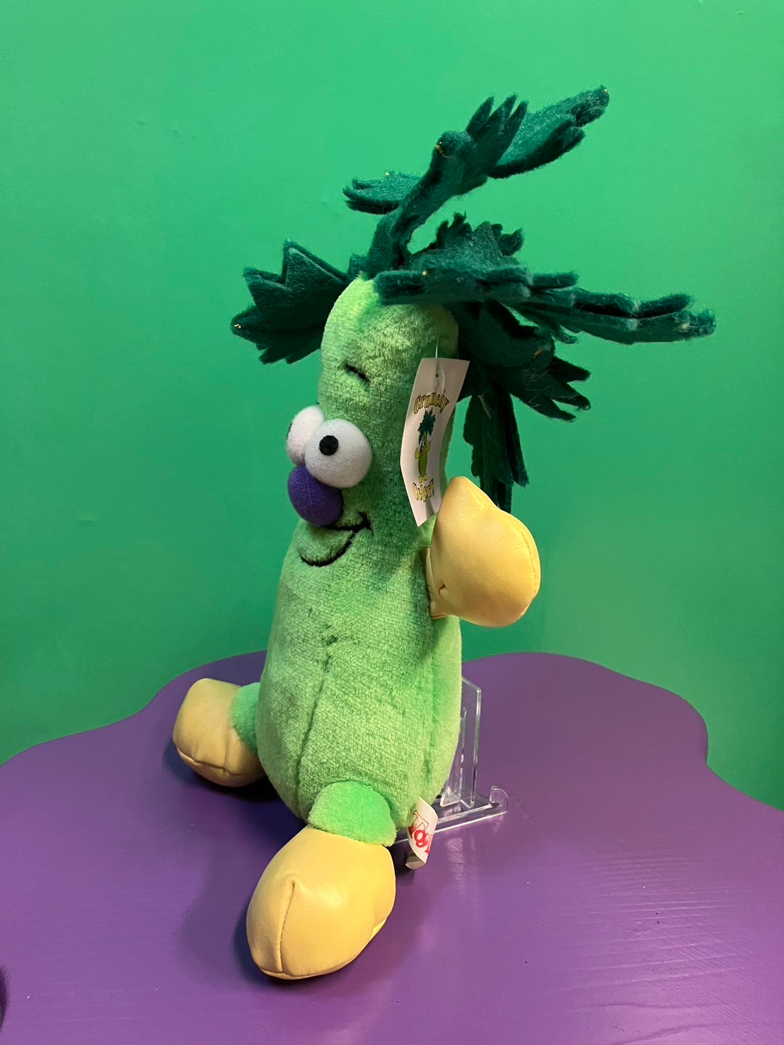 1990's・Veggie Friend Seedies・Crunchy Celery・Beanbag Plush / ベジフレンズ・セロリ・ぬいぐるみ