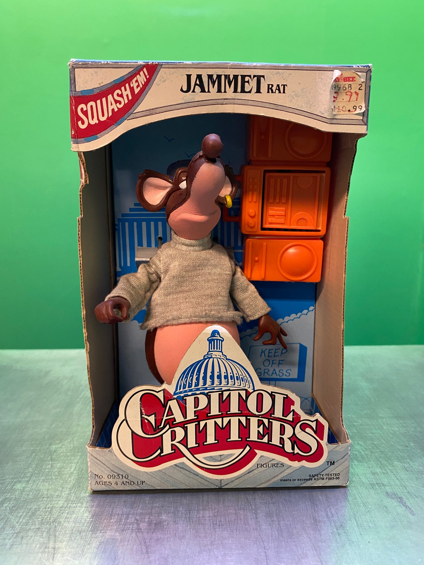 Capitol Critters・Squash Em・Jammet・figure / キャピトルクリッターズ・ジャメット・ラジカセ・アクションフィギュア