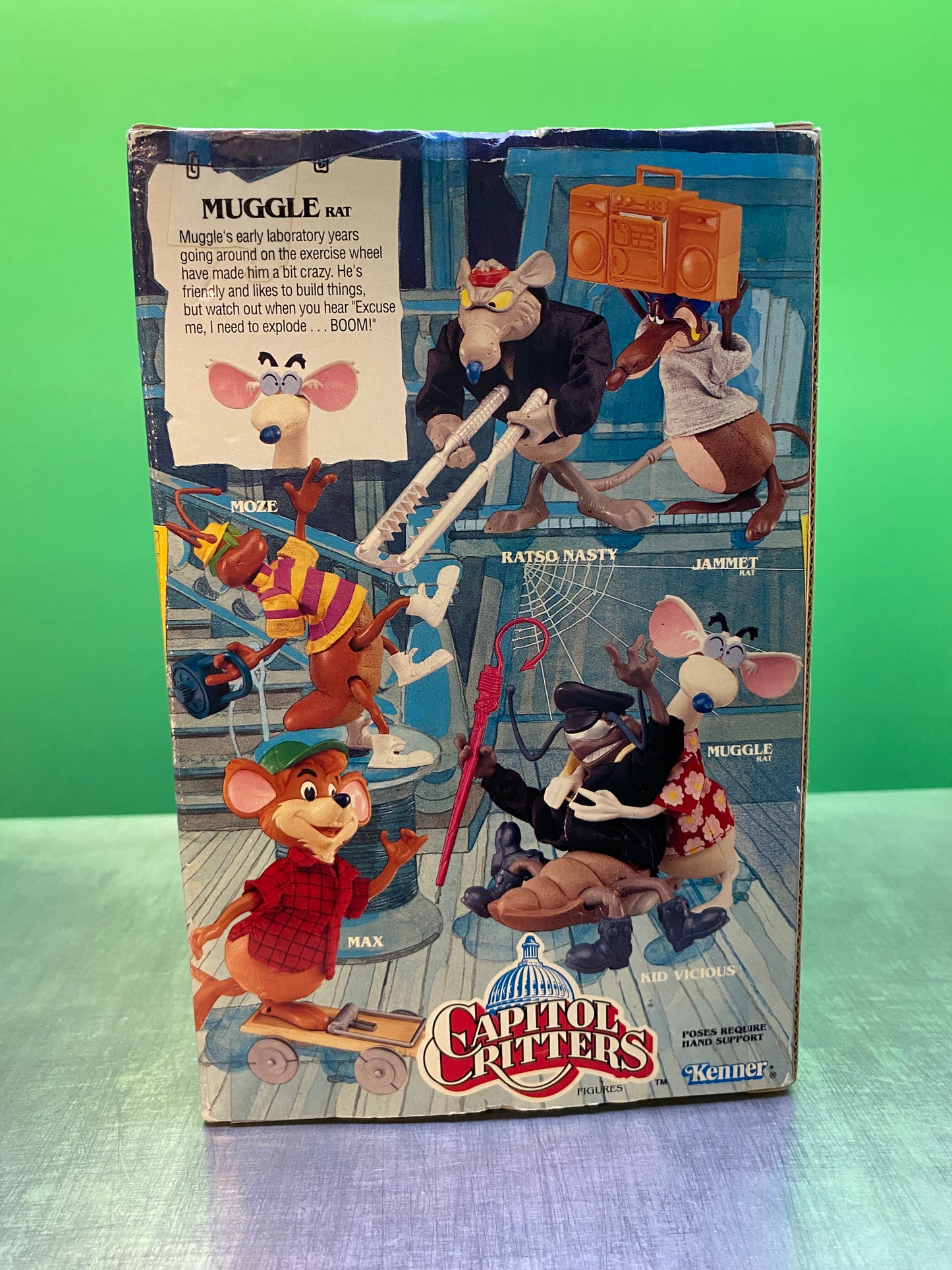 Capitol Critters・Squash Em・Muggle・figure / キャピトルクリッターズ・マグル・アクションフィギュア