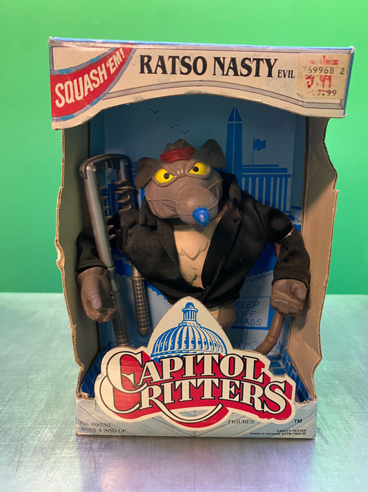 Capitol Critters・Squash Em・Ratso Nasty・figure / キャピトルクリッターズ・ラッツォ ナスティ・アクションフィギュア