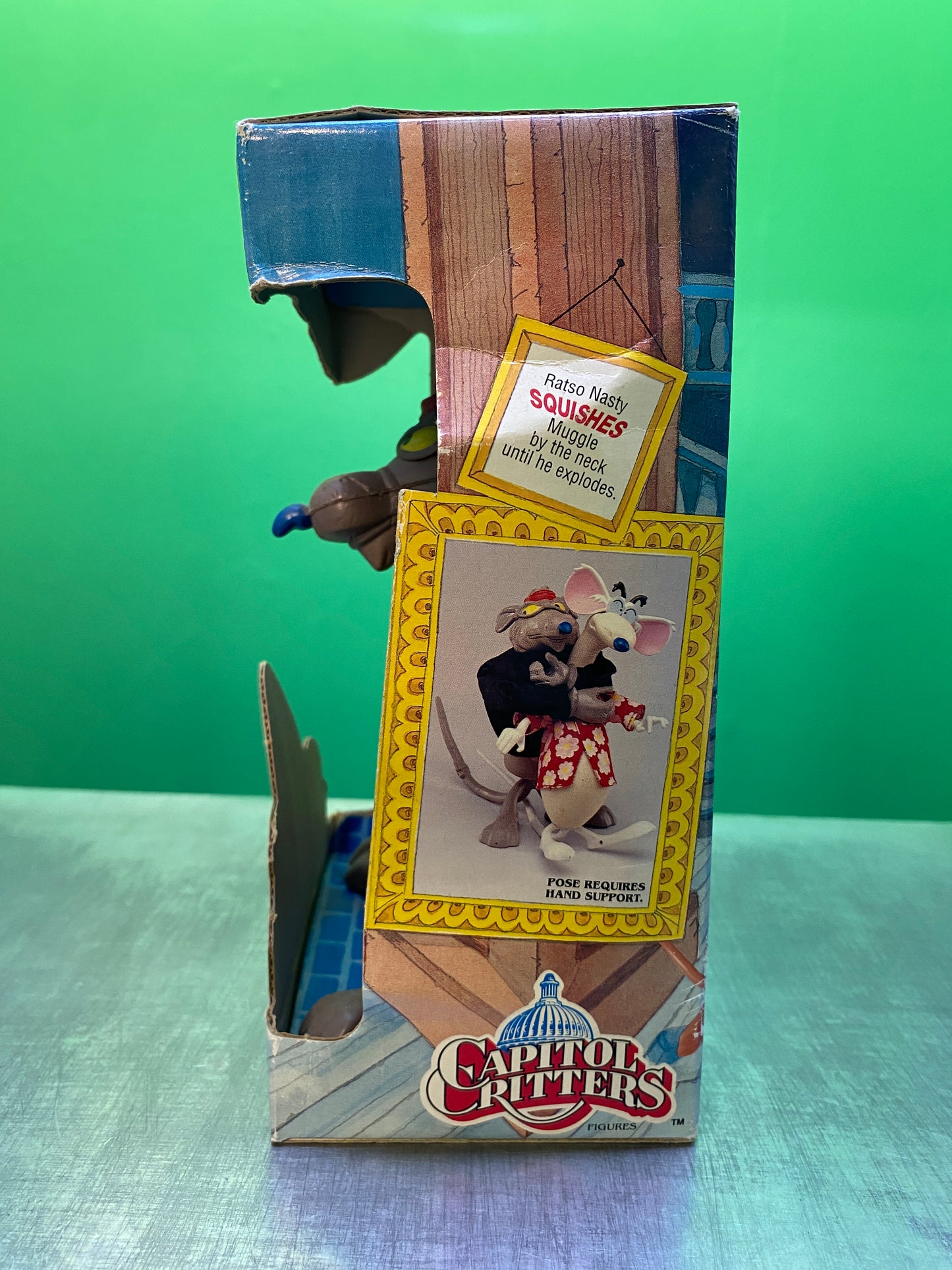 Capitol Critters・Squash Em・Ratso Nasty・figure / キャピトルクリッターズ・ラッツォ ナスティ・アクションフィギュア