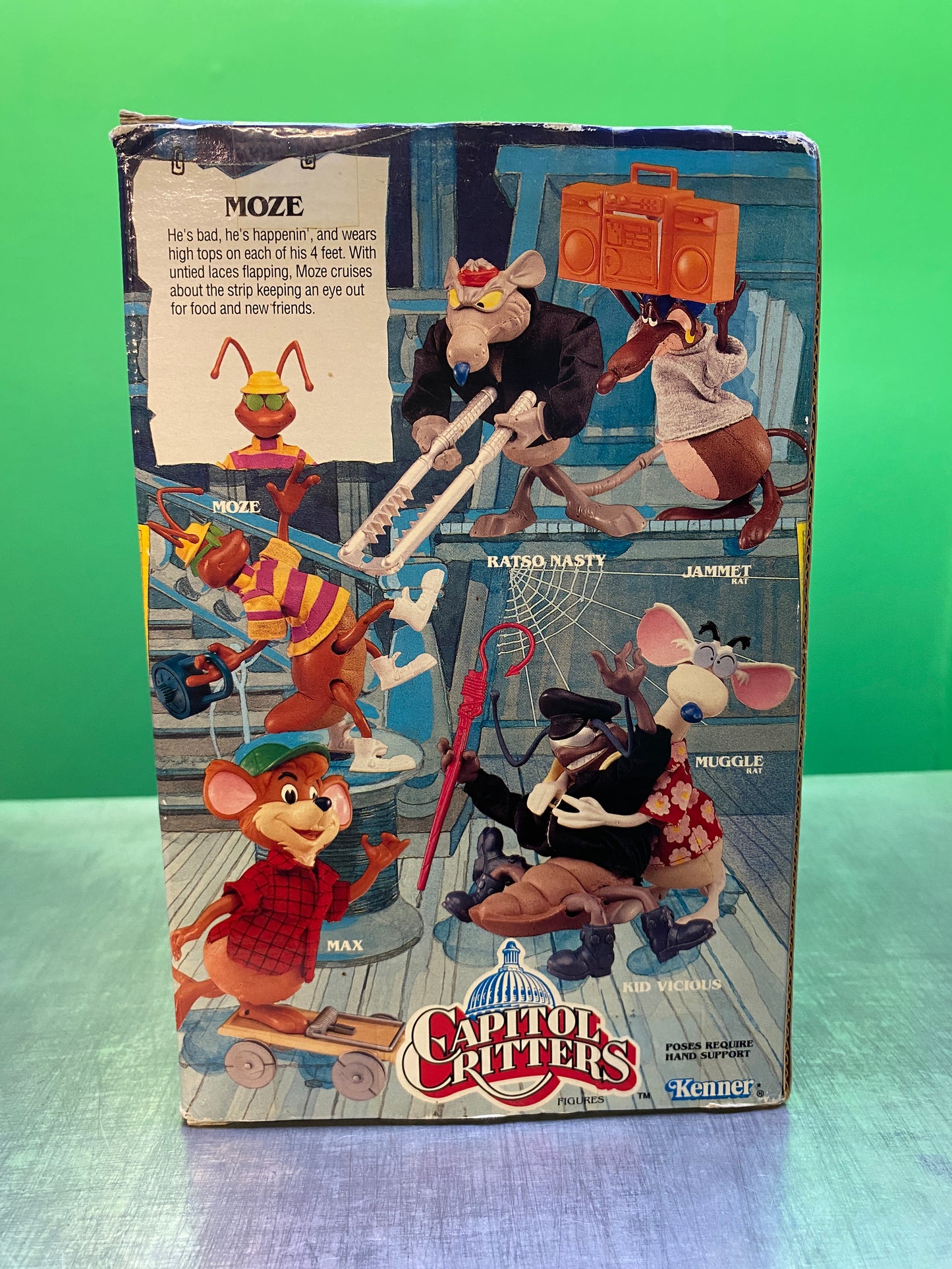 Capitol Critters・Squash Em・Moze・figure / キャピトルクリッターズ・モーズ・アクションフィギュア