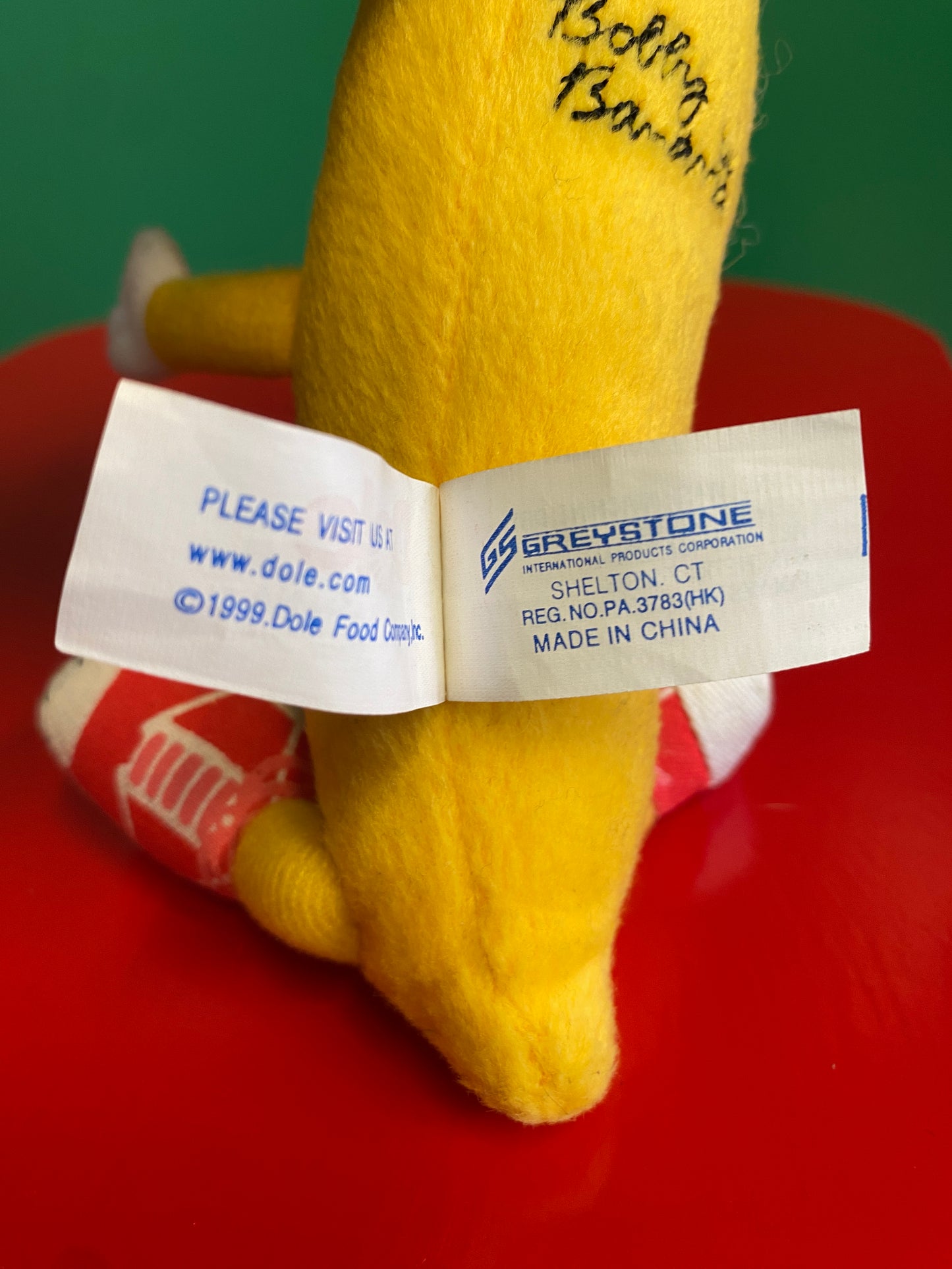 1999・Dole Fruit Bean Bag Plush / ドール・ぬいぐるみ・バナナ