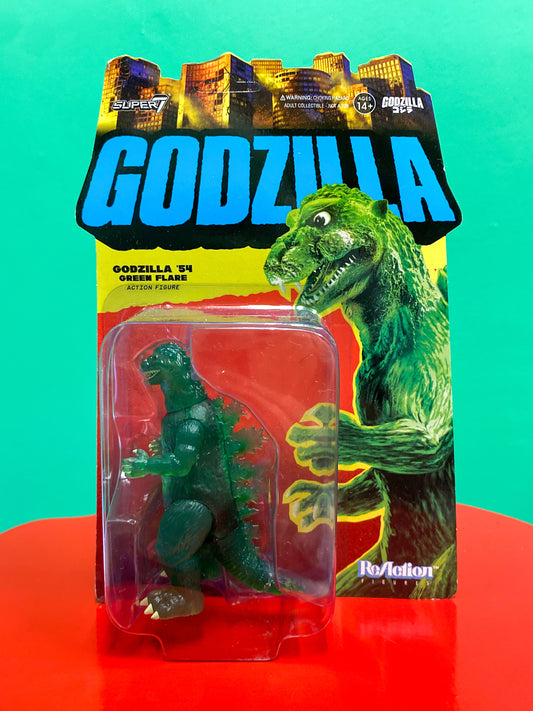 【新品】Super7・Toho・ReAction Figures・Godzilla (Semi-Clear Green Version) /東宝・ゴジラ・セミクリアグリーン・フィギュア